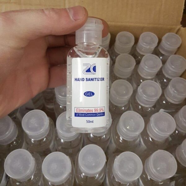 2C Instant Alcohol Hand Sanitiser Gel 75% 50ml Bottle