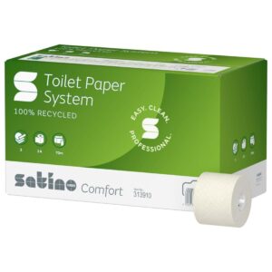 Satino JT3 3-Ply Luxury TwinMatic System Toilet Rolls 70m (1x24)