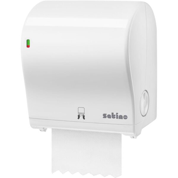 Satino PT1 - Midi - MHF Roll Towel Dispenser - White