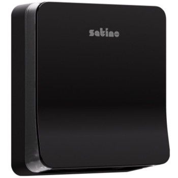 Satino PT2 Slim Z-Fold / W-Fold Hand Towel Dispenser STD - Black