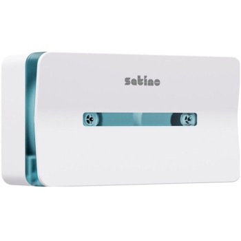 Satino CF2 Double C-Feed Toilet Roll Dispenser - White