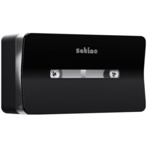 Satino CF2 Double C-Feed Toilet Roll Dispenser - Black