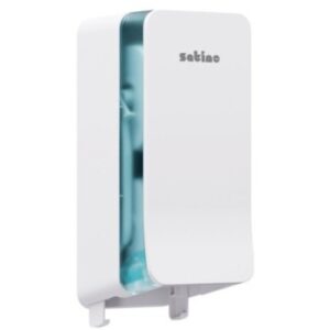 Satino JT3 System Twin Toilet Roll Dispenser - White