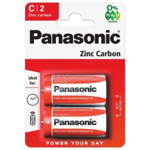 PANASONIC C-CELL BATTERIES (1x2)