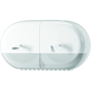 Elevations (T9) SmartOne Mini Double Toilet Roll Disp- White
