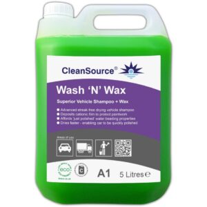 CleanSource® WASH N WAX Vehicle Shampoo -5L