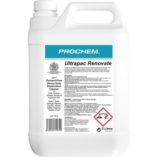 Prochem ULTRAPAC RENOVATE cleaner -5L
