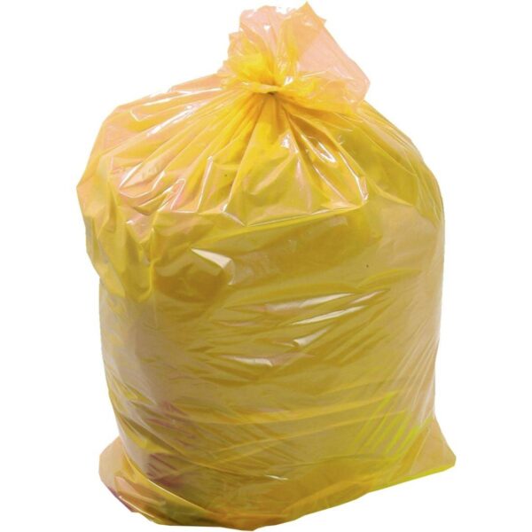 envirosack® 18x29x39" 90L 15Kg Heavy Duty Refuse Sacks - YELLOW (1x200)