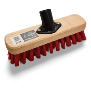225mm Deck Scrub Red PVC c/w socket