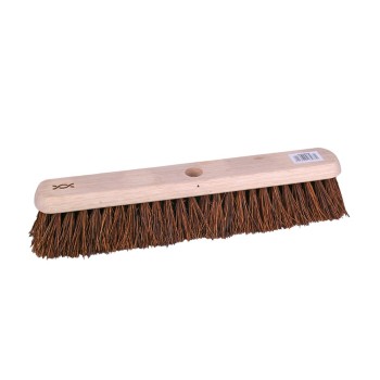18" Platform Broom Head - Nat. Bassine