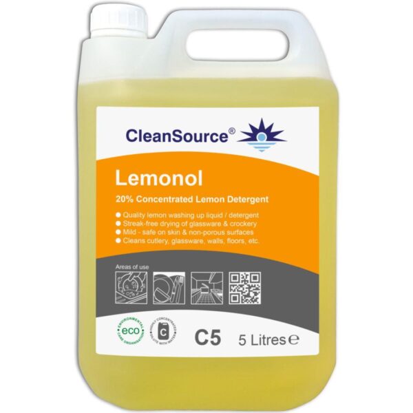 C5.5L CleanSource® LEMONOL 20% Washing-Up liquid-5L