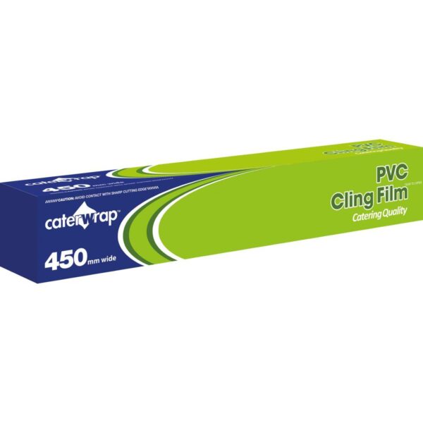 18"/45cm x 300m PVC Clingfilm Cutterbox