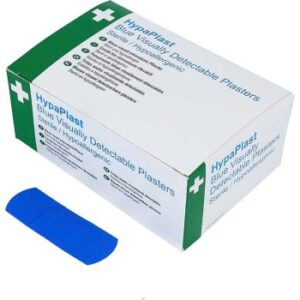 25x75mm Blue FoodSafe Plasters (1x100)