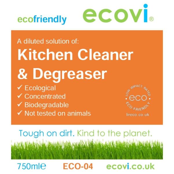 DCL-ECO-04 Decanting Trigger Bottle Labels (for Ecovi ECO Degreaser)