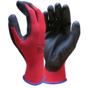 ELECTRON PU Coated Gloves Red - Pair (9) (L)