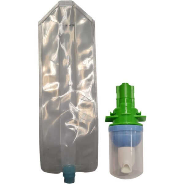 ecovi® 1L Empty Bag + 0.6ml LIQUID Pump (Green+Blue) (C3141 + P0760)