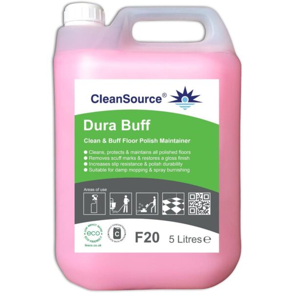 F20.5L CleanSource® DURA BUFF Floor Polish Maintainer -5L