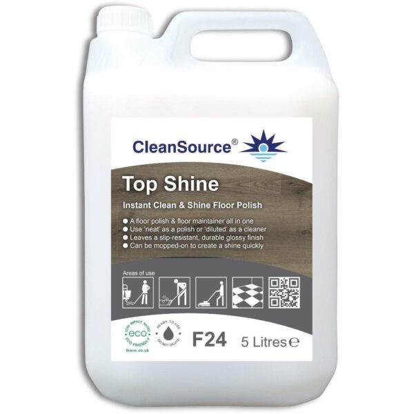 CleanSource® TOP SHINE Floor Cleaner/Polish -5L