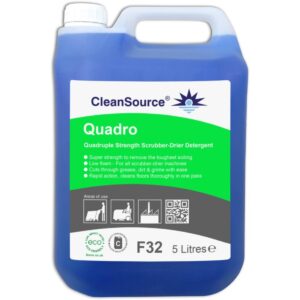 CleanSource® QUADRO 4X Strength Scrubber Drier Detergent -5L