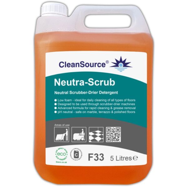 F33.5L CleanSource® NEUTRA-SCRUB Neutral Scrubber Drier Conc. -5L