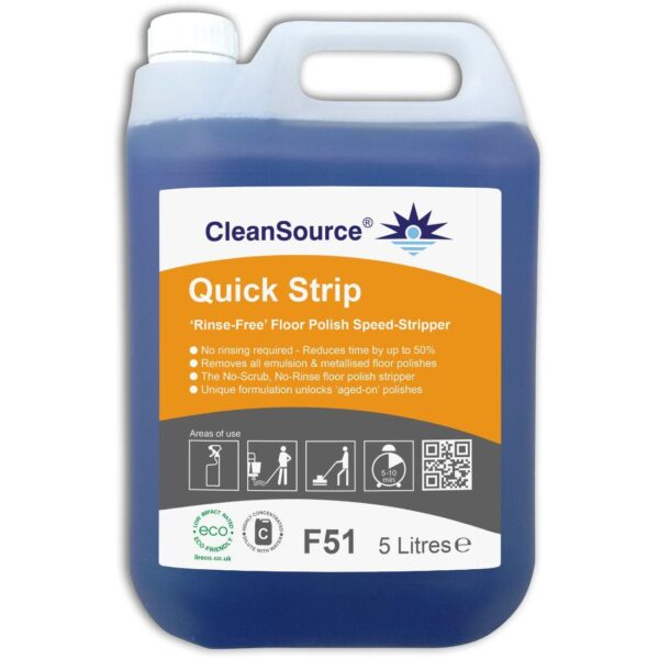 F51.5L CleanSource® QUICK STRIP Floor Polish Stripper -5L