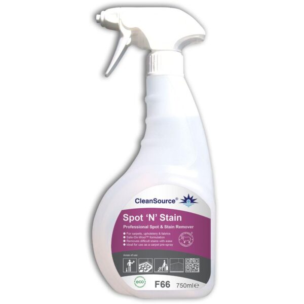 CleanSource® SPOT'N'STAIN Carpet Spot & Stain Remover- 750ml