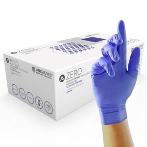 ZERO Blue Hypoallergenic Nitrile Gloves (P/F) XL (1x100)