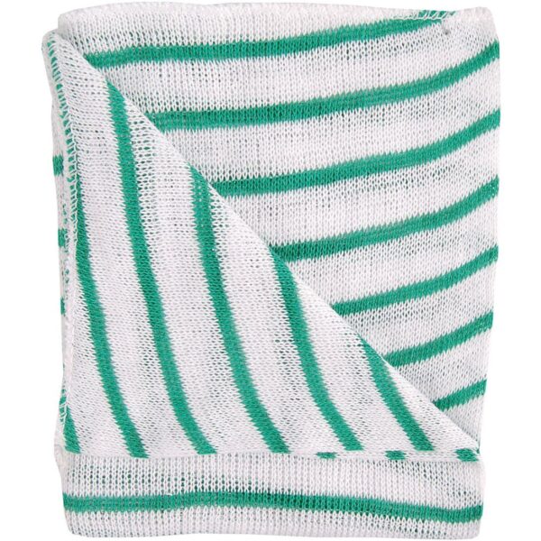 (16x12") Hygiene Colour Coded Dishcloths - Green (1x10)
