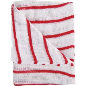 (16x12") Hygiene Colour Coded Dishcloths - Red (1x10)