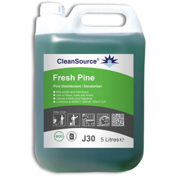 CleanSource® FRESH PINE Disinfectant & Deodoriser -5L