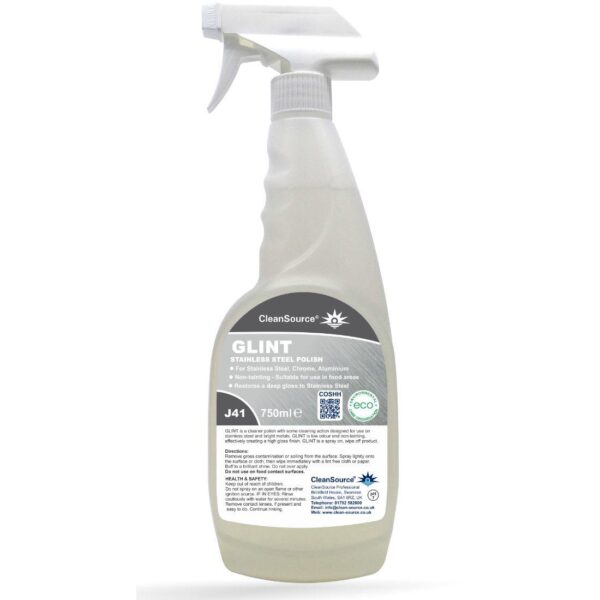 J41.750ML CleanSource® GLINT Stainless Steel Polish- 750ml