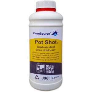 CleanSource® POT SHOT Sulphuric Acid Drain Opener -1L