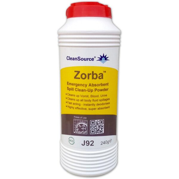 J92.240 CleanSource® ZORBA 240g Bacterial Emergency Clean-Up Powder