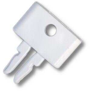 White Plastic Dispenser Key - For Wepa SATINO Legacy Dispensers