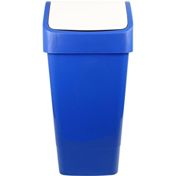 50L Lucy Swing Top Bin - Blue