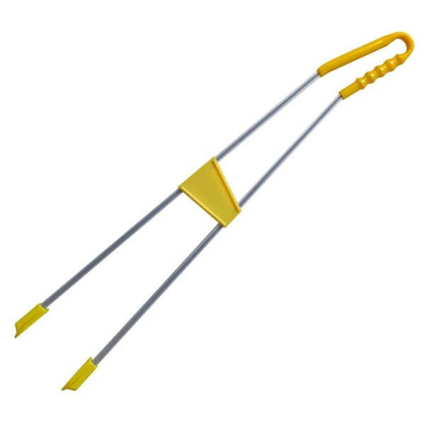 (LP33) Heavy Duty Litter Picker Tongs Curved (35") 88cm