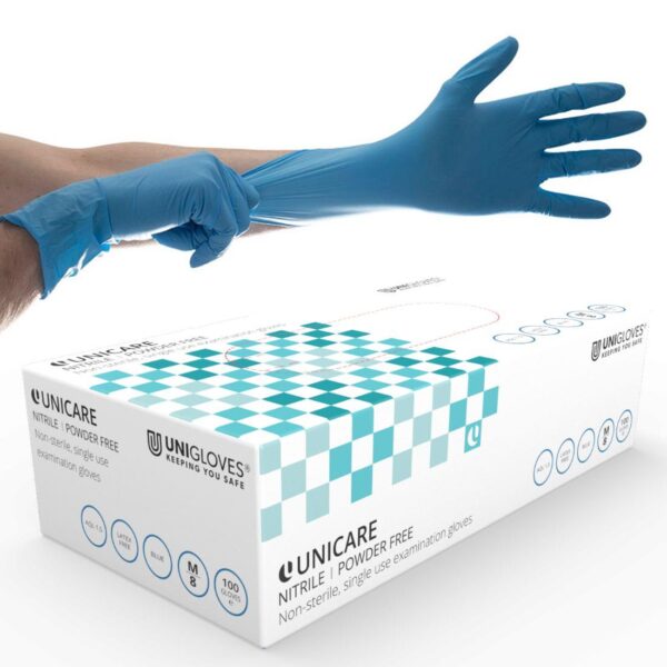P/F Blue Nitrile Gloves (XS) (1x100)