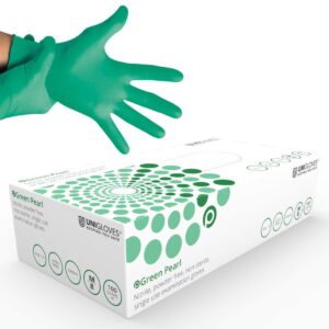 P/F Green Nitrile Gloves - Large (1x100)