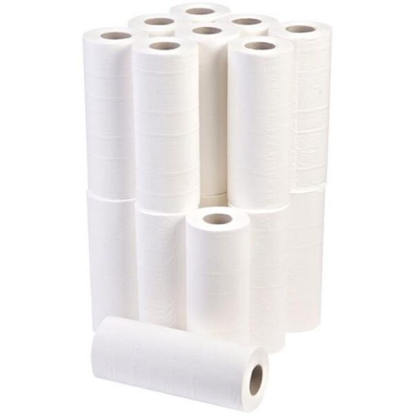 Perola® 2-ply White 10"/25cm Hygiene Rolls (1x18)