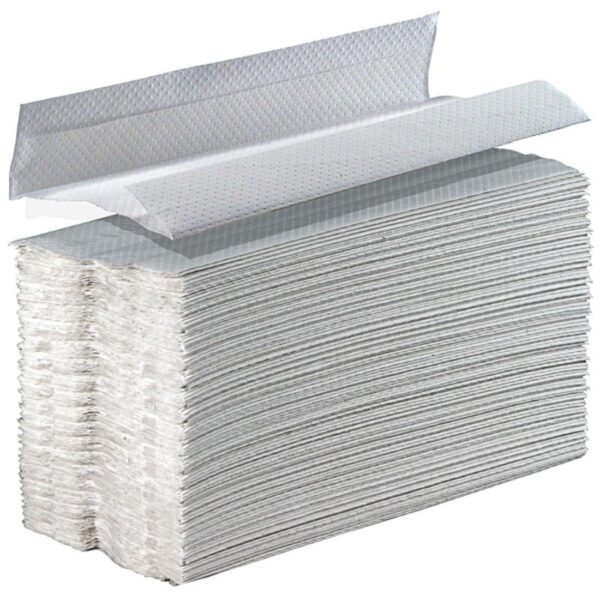Perola® C-fold White Hand Towels 2-Ply w23x25cm (1x2400)