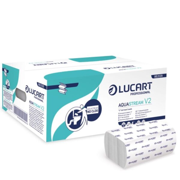 Perola® FLUSHABLE V-Fold White Hand Towel 2-Ply (1x3150)