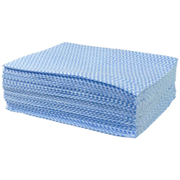42x35cm JayTex Non-Woven Cloths 35gsm - Blue (1x50)
