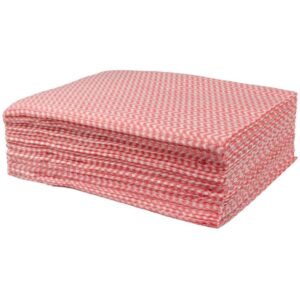 42x35cm JayTex Non-Woven Cloths 35gsm - Red (1x50)