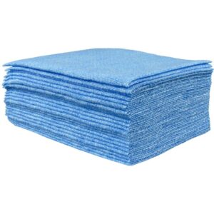 50x35cm VelTex Anti-Bac Non-Woven Cloths - Blue (1x25)