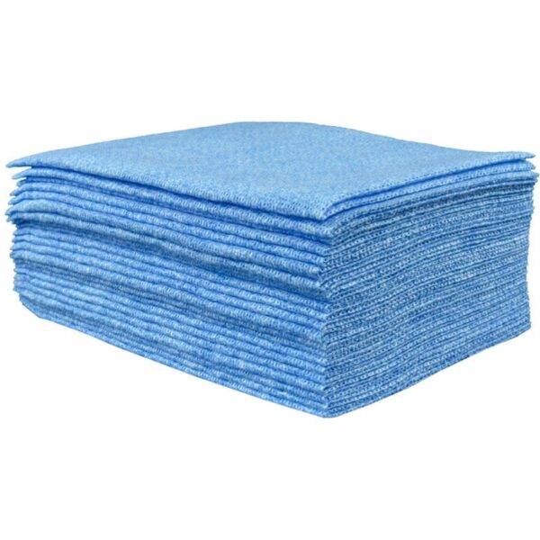 50x35cm VelTex Anti-Bac Non-Woven Cloths - Blue (1x25)
