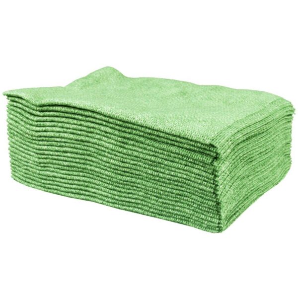 50x35cm VelTex Anti-Bac Non-Woven Cloths - Green (1x25)