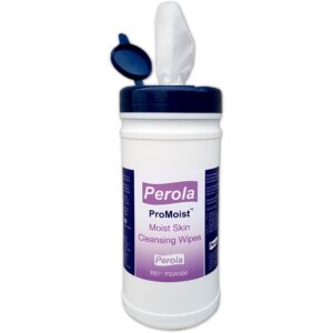 Perola® ProMoist Skin Cleansing Wipes TUB 200 x 200mm