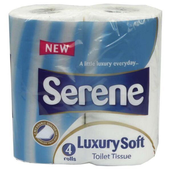 2-Ply White Premium Toilet Rolls (1x40)