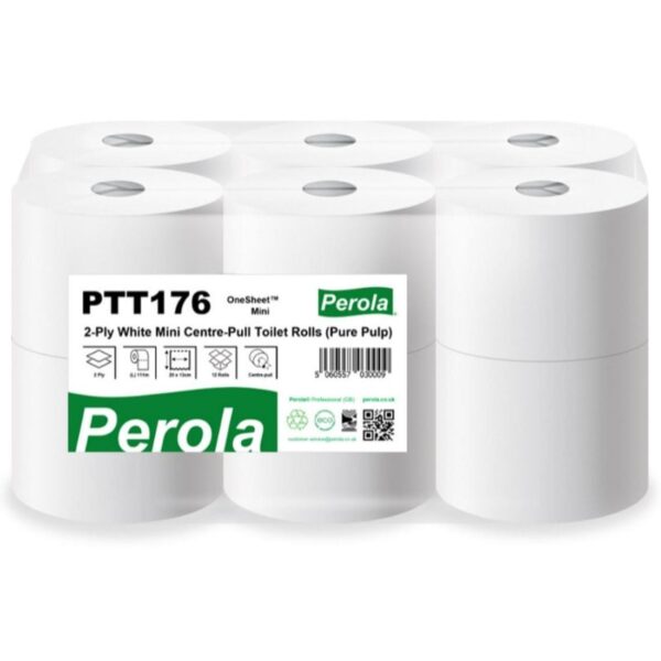 Perola® OneLeaf DUO MINI System Toilet Rolls (1x12)