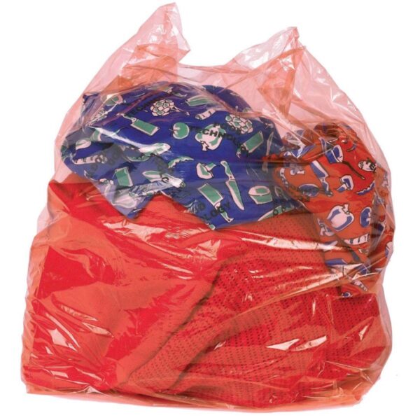 envirosack® 18x22x24" Red Laundry Sacks - Dissolving Strip (1x200)